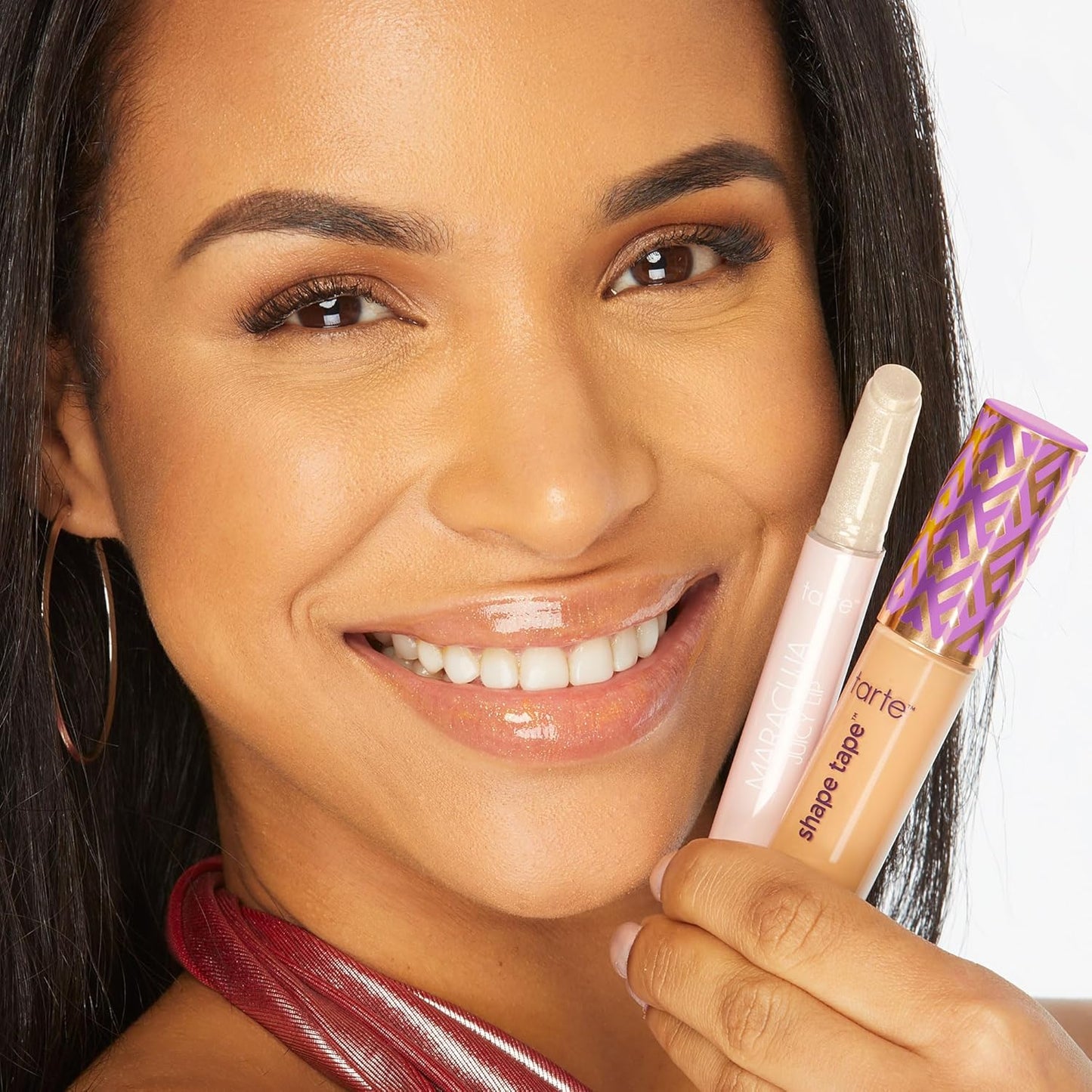 Tarte Shape Tape Concealer & Maracuja Juicy Lip Duo - Full Coverage for Dark Circles & Fine Lines | Vegan Hydrating Gloss Balm