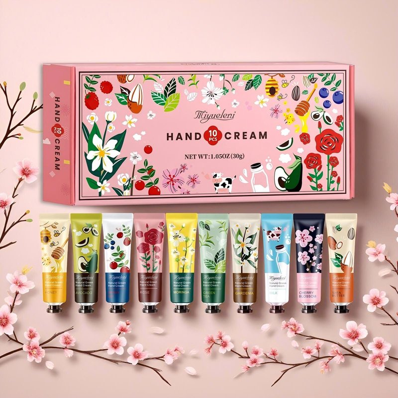10 Pack Hand Cream Gift Set,Mothers Day Gifts,Moisturizing Hand Lotion Travel Size for Dry Hands,Birthday Gifts for Women&Teen Girls,Teacher Appreciation Gifts,Nurses Week Gifts, Mini Bulk Gifts