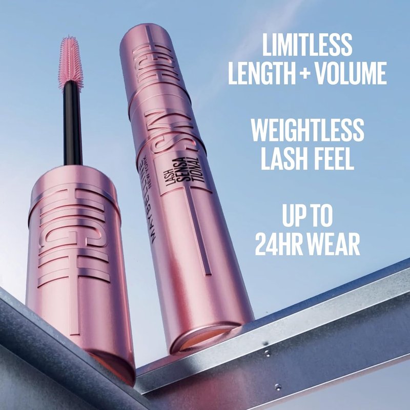 Maybelline Lash Sensational Sky High Mascara - Volumizing & Lengthening Formula, Navy | 1 Count