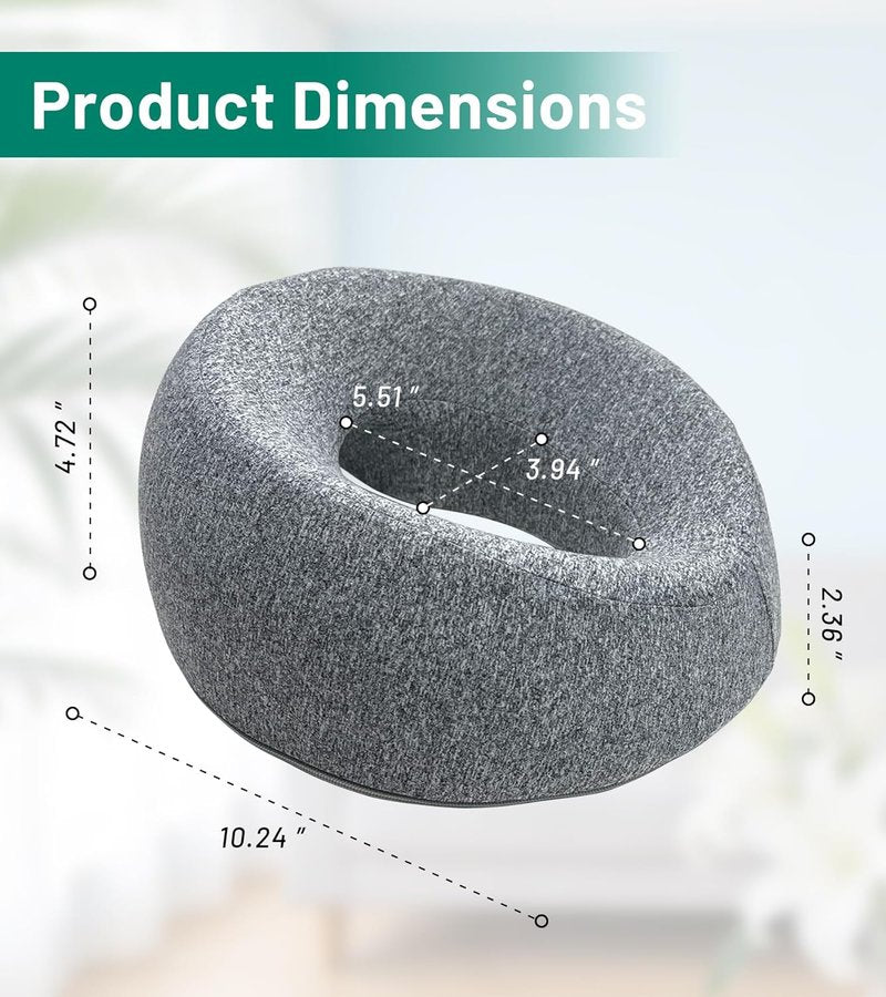 Face Down Pillow - Breathable Memory Foam Cradle for Massage & Prone Sleeping | Comfortable Stomach Sleeping Cushion