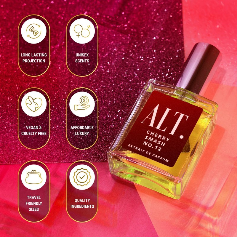 ALT. FRAGRANCES Cherry Smash No. 12, Inspired by Lost Cherry Perfume for Women & Men, Unisex Perfume, Extrait de Parfum, Long Lasting Scent, 60ml