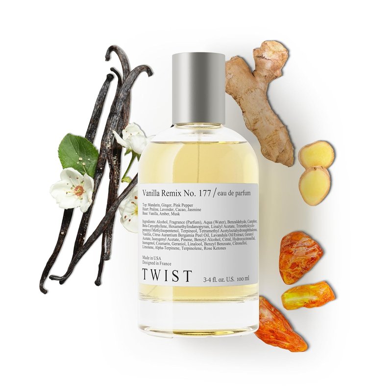 Long-Lasting Vanilla & Ginger Perfume for Women - Vegan, Clean Ingredients | 100 ml Spray