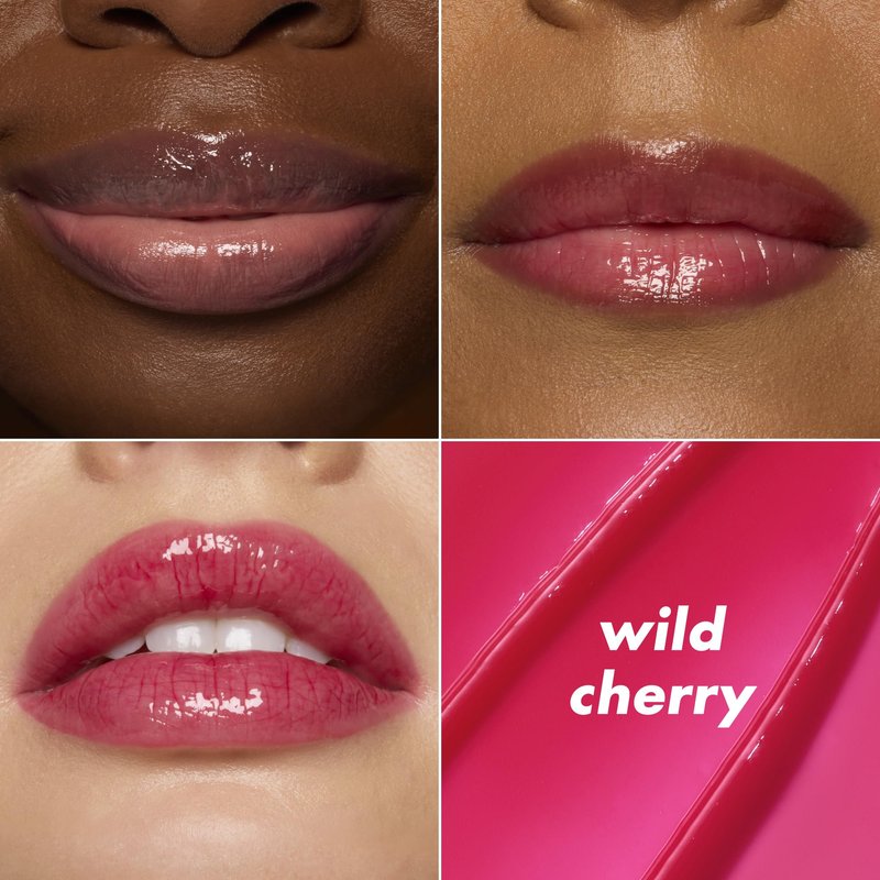 e.l.f. Glow Reviver Melting Lip Balm, Hydrating Tinted Lip Balm For A Glossy Finish & Soft, Supple Lips, Vegan & Cruelty-Free, Wild Cherry