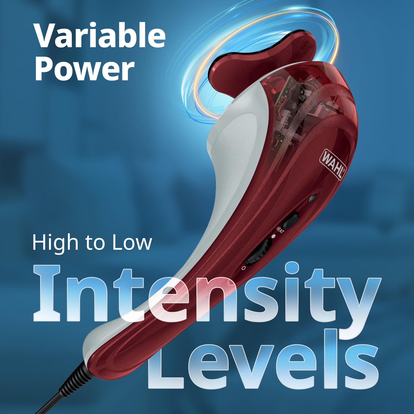 Wahl Hot Cold Therapeutic Light Vibratory Corded Massager, Soothing Vibratory Massage, Relieve Muscle Pain and Reduce Swelling from Chronic Pain, FSA Eligible, Model 4295-400