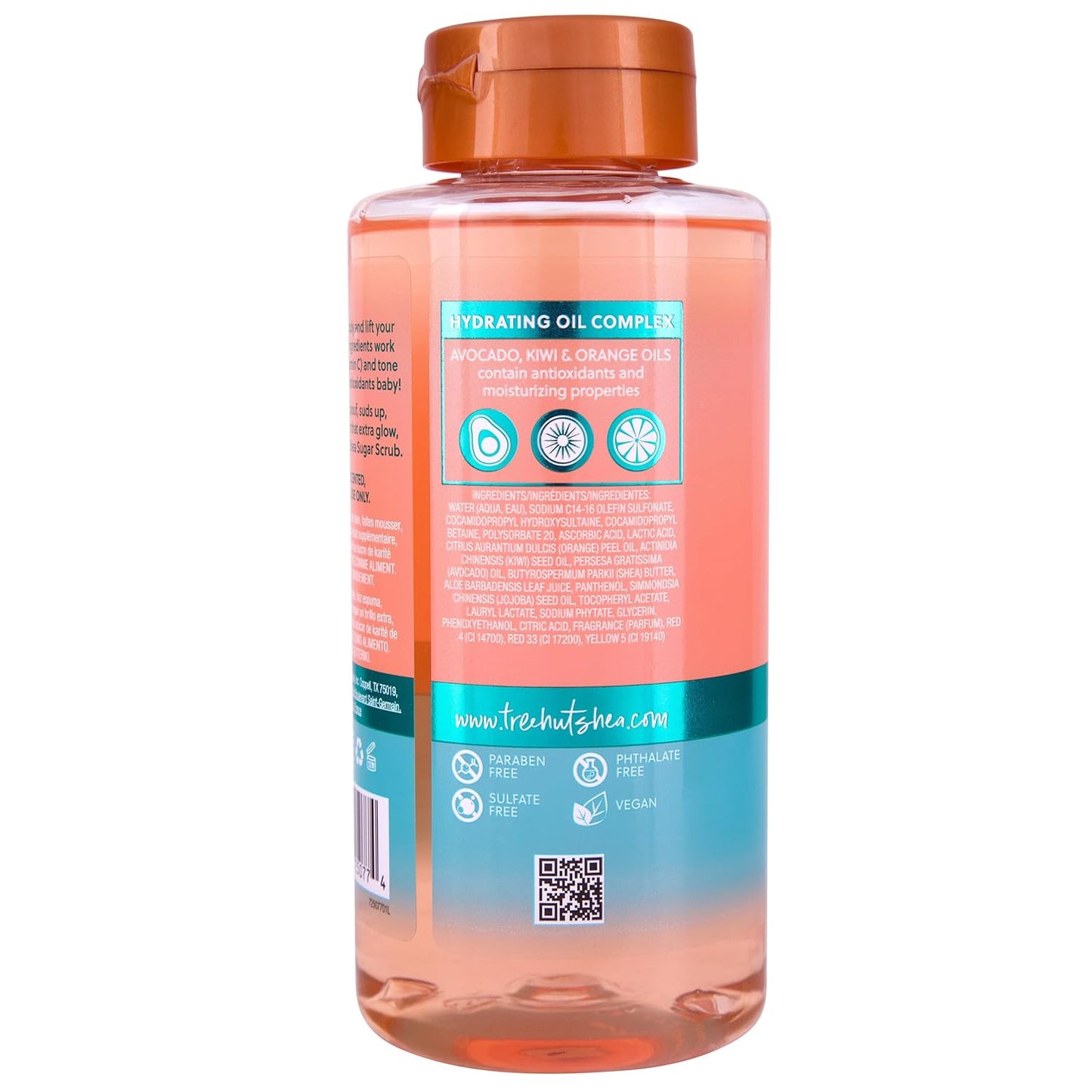 Tree Hut Vitamin C Body Wash - Gently Cleanses & Brightens Skin | 18 Fl Oz