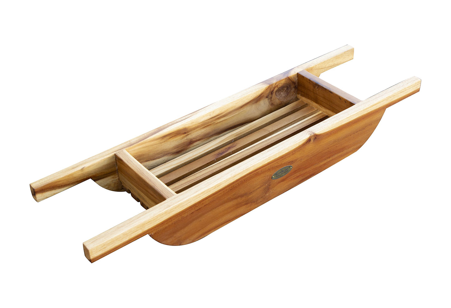 EcoDecors, 29 inch, Bath Tray for Tub, Bath Tub Tray Wood, Bathtub Table, Caddy for Bathtub in Natural Teak