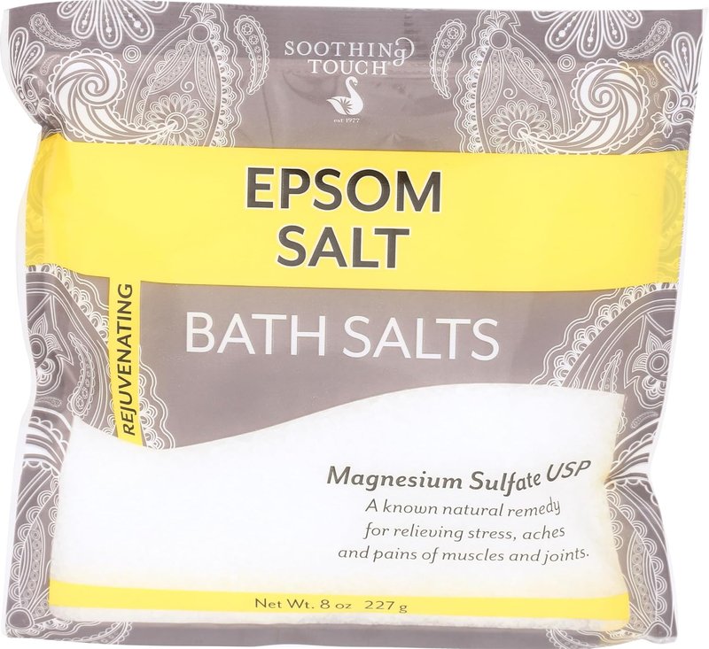 Epsom Salts Pouch - Unscented Relaxation Soak | 8 Ounce Size