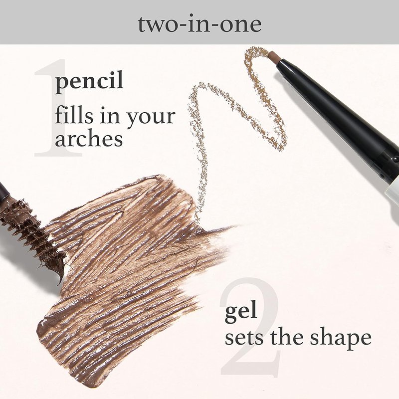 Julep Brow 101 Sculpting Pencil & Tinted Gel Set - Dual-Ended Eyebrow Tool for Defined, Waterproof Brows | Taupe