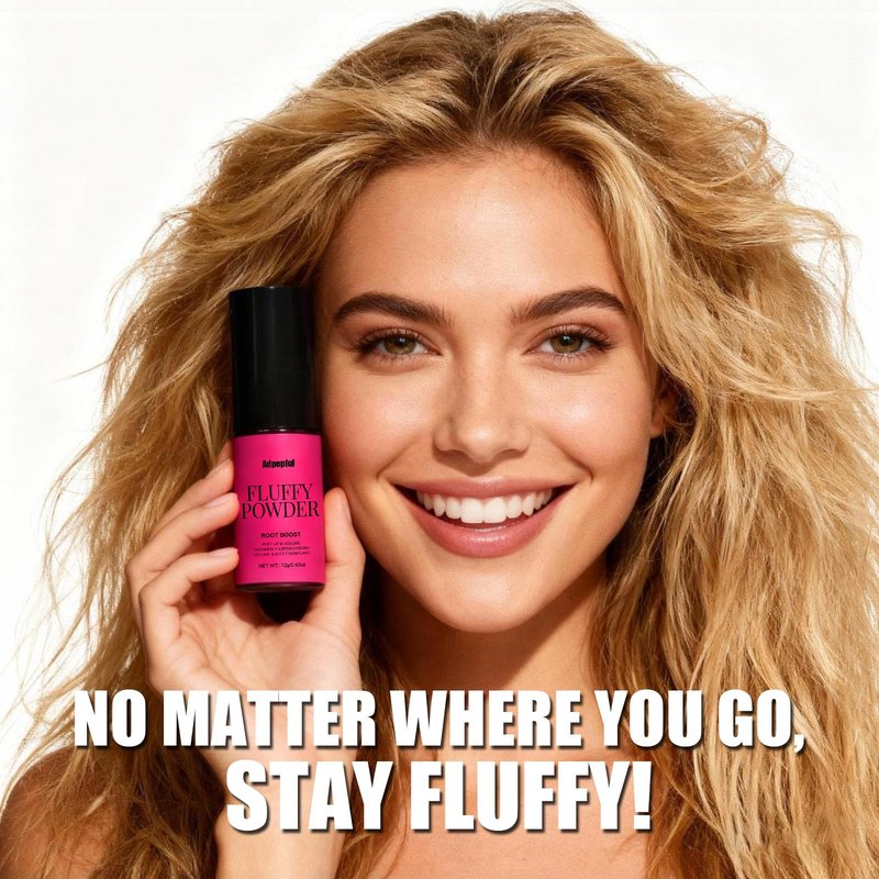 adpepful Hair Fluffy Powder, Instantly Volume & Lift, Lightweight & Strong Hold for Thin Hair, Hair Styling Texture Powder Spray for Women, No Residue, 12g