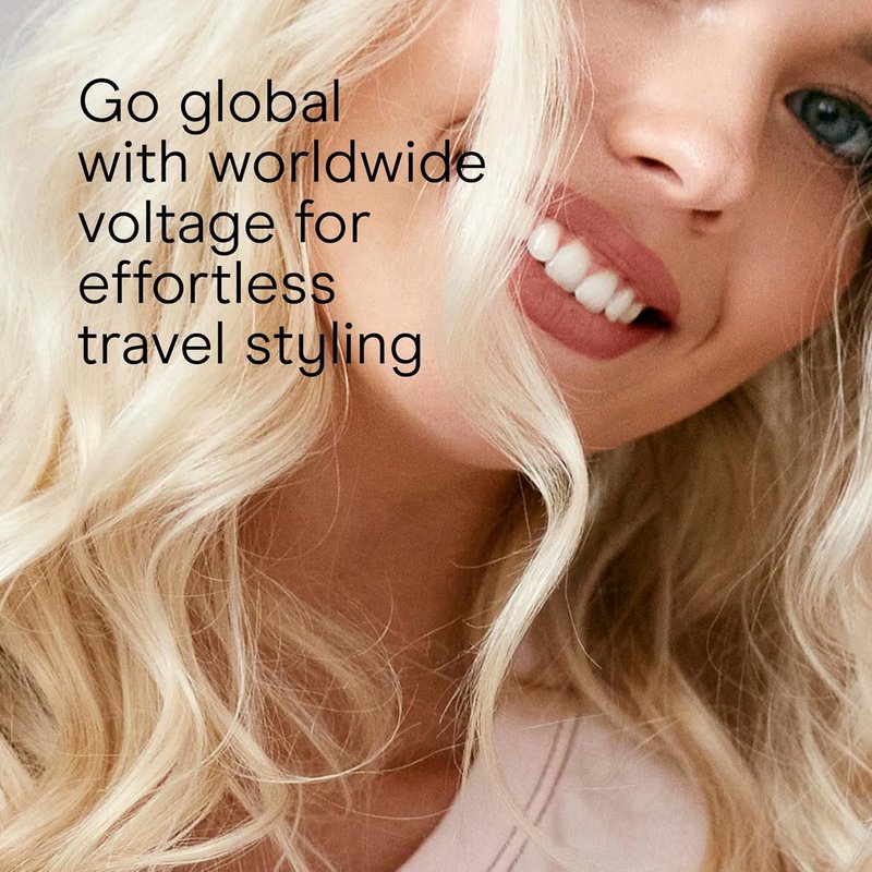 Conair Double Ceramic Curling Iron - 1 ½-Inch Barrel for Soft Waves | Ideal for Medium & Long Hair in White/Rose Gold