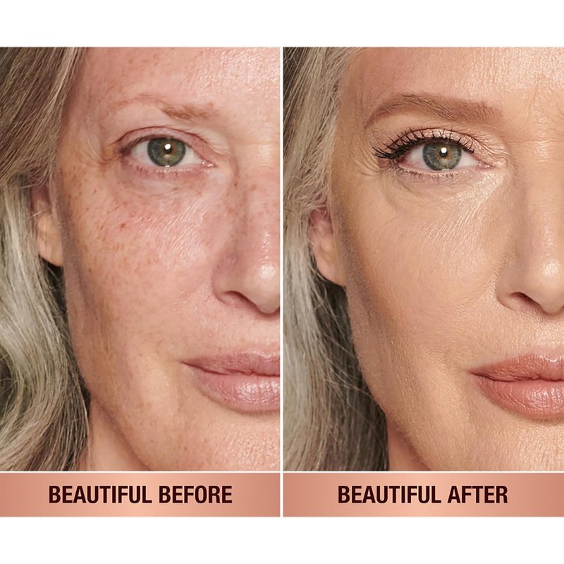 Charlotte Tilbury Beautiful Skin Concealer - Hydrating Under Eye Concealer for Dark Circles | Medium-Buildable Coverage, Natural Finish