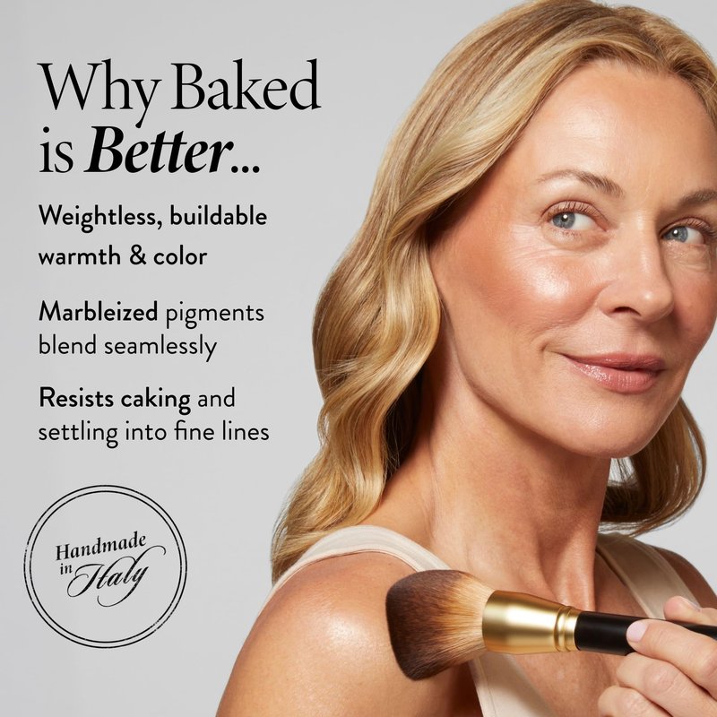 LAURA GELLER NEW YORK Baked Bronze-N-Brighten Bronzer Powder - Fair - Natural Bronze Glow