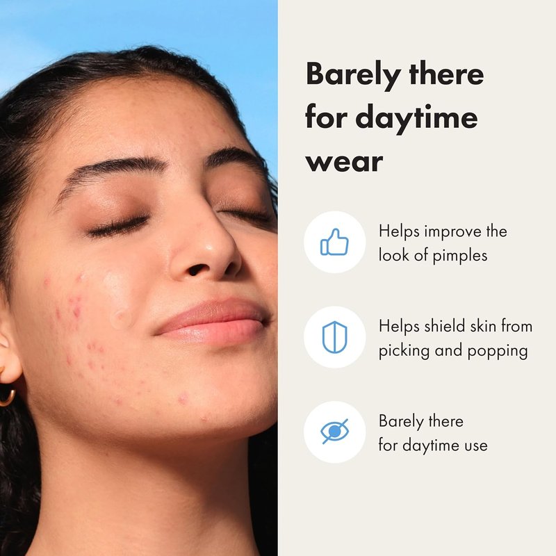 Mighty Patch Mini Invisible+ Acne Pimple Patches - X-Small Hydrocolloid for Daytime Use | 30 Count, 10mm