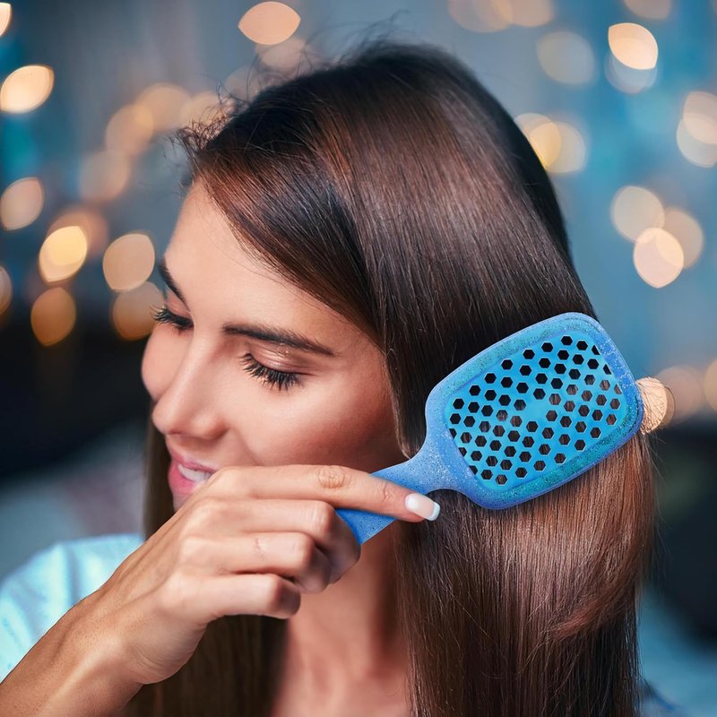 FHI Heat Mini Detangler Brush - Pain-Free Brushing for All Hair Types | Lightweight, Anti-Static Bristles
