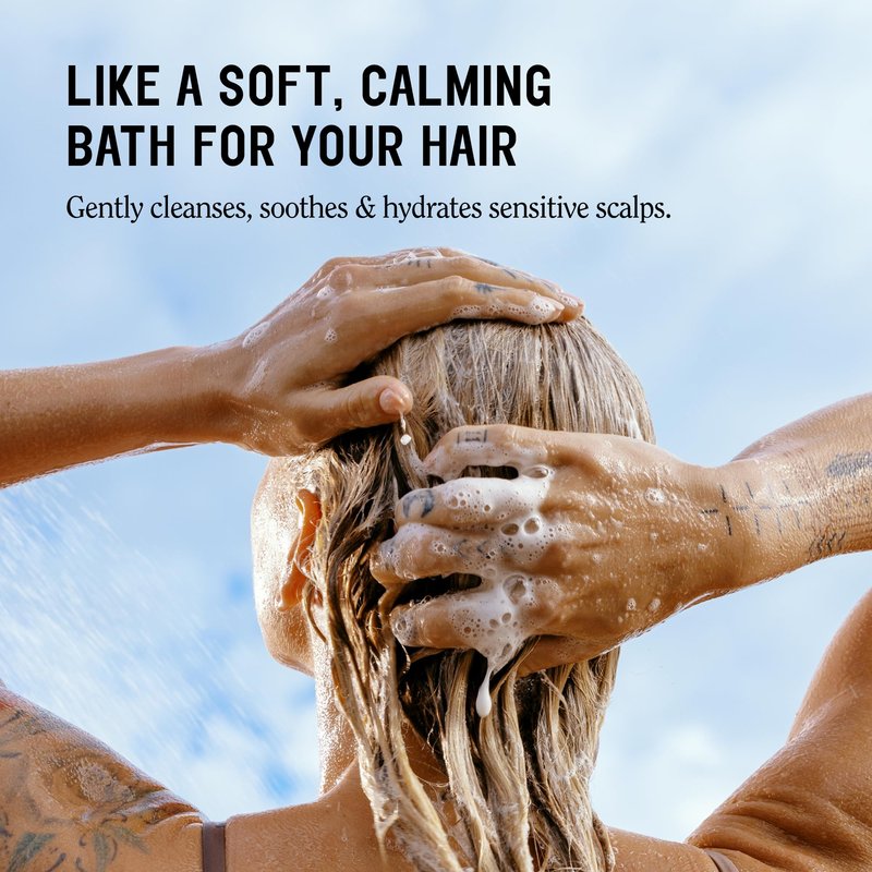 California Naturals Sensitive Scalp Shampoo & Conditioner Set, Soothing & Gentle for All Hair Types, Fragrance Free, Colloidal Oat & Chamomile, Paraben, Sulfate Free, NEA Accepted, 16.5 oz