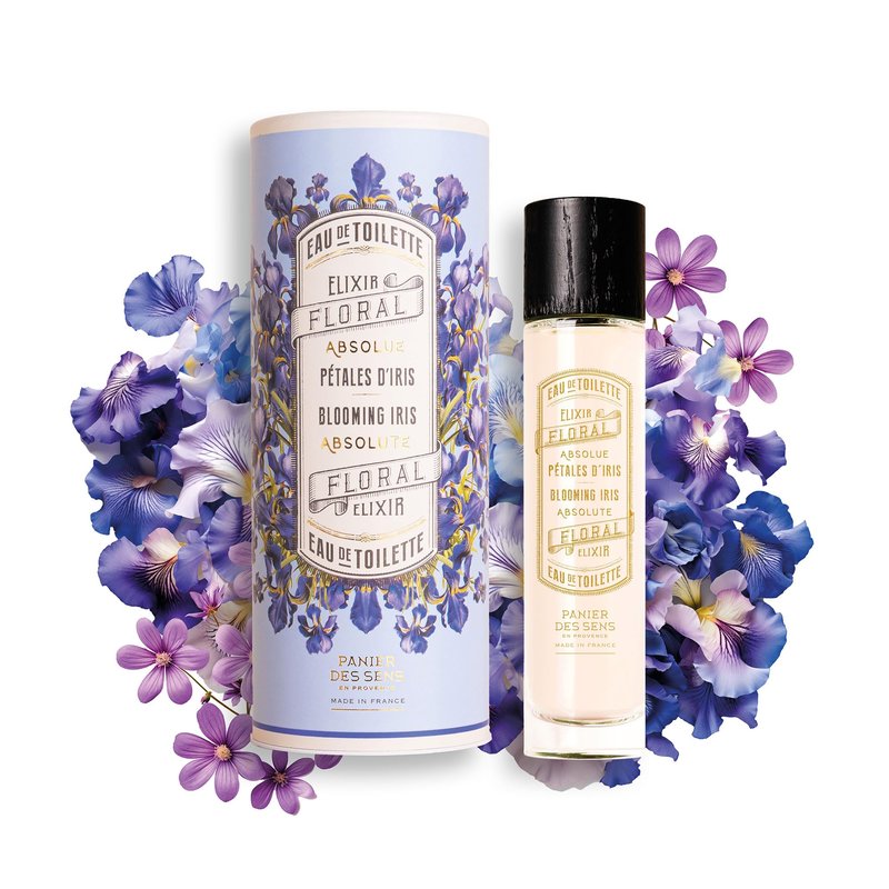 Panier des Sens - Iris Perfume for Women - Eau de Toilette for Women - French Perfume - Non Lingering & Light Fragrance - 1.7 fl oz (50 ml)