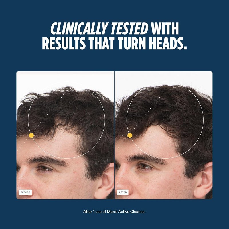 Nutrafol Men's 2-in-1 Shampoo & Conditioner | Hydrating Hair Care for Thinning Hair - 8.1 Fl Oz