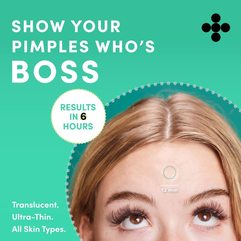 Dots for Spots Pimple Patches For Face - Fast Acting, Translucent Hydrocolloid Zit Patches that Unclog Pores Korean Skin Care - Vegan, Cruelty Free - (60 count)
