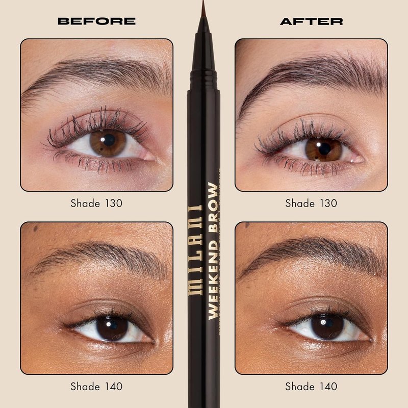 Milani Weekend Brow Eyebrow Tint - Long-Lasting Formula in 140 Espresso Shade