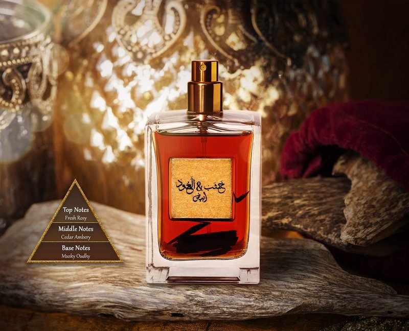 ARABIYAT Khashab & Oud Eau de Parfum – 100ml Arabic Spray for Men and Women, Luxury (White)