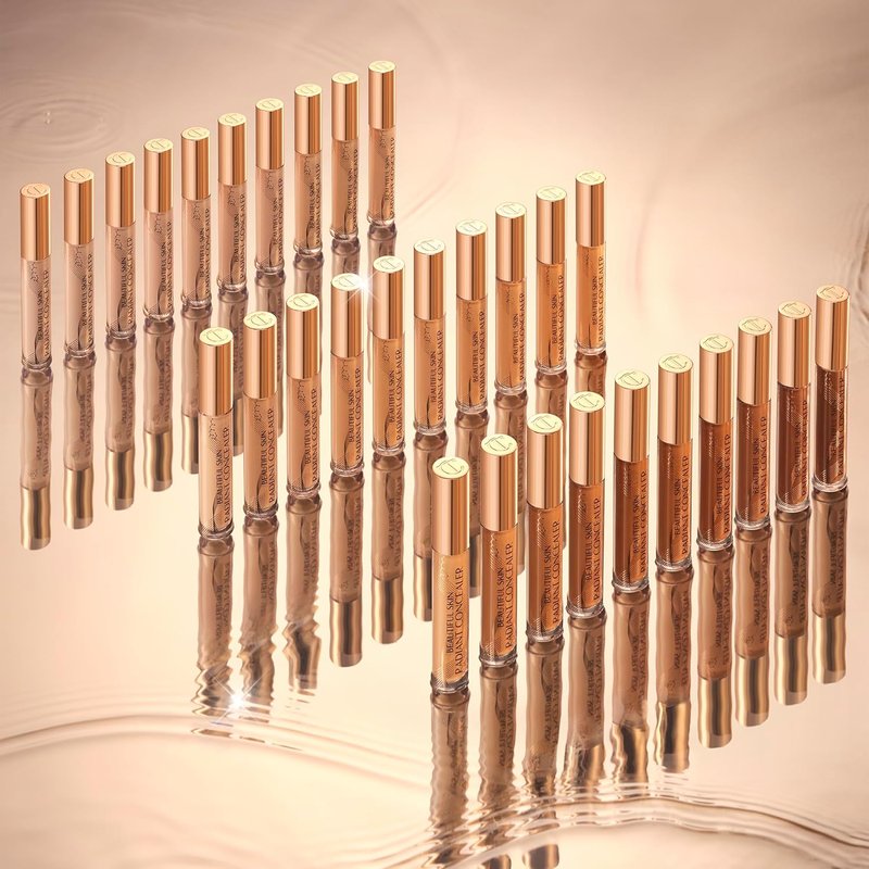 Charlotte Tilbury Beautiful Skin Concealer - Hydrating Under Eye Concealer for Dark Circles | Medium-Buildable Coverage, Natural Finish