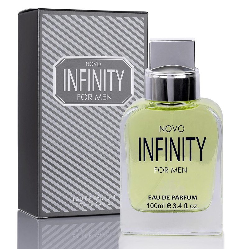NovoGlow Infinity Eau De Parfum for Men - Refreshing Citrusy & Floral Scent | 3.4 Fl Oz Spray