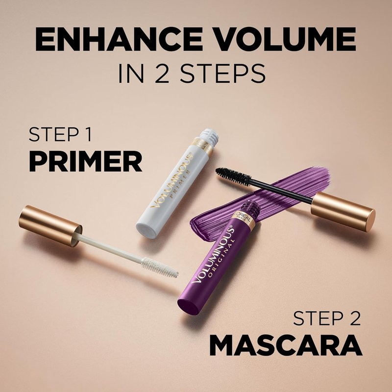L'Oreal Paris Voluminous Mascara - Lengthening & Volume Formula, Washable, Deep Violet, 0.26 Fl Oz.