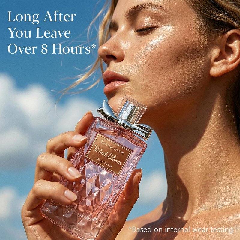 Alcohol-Free Floral Perfume for Women - Long Lasting Rose, Jasmine & Peony Scent | 100ml / 3.4 fl oz Gift for Moms
