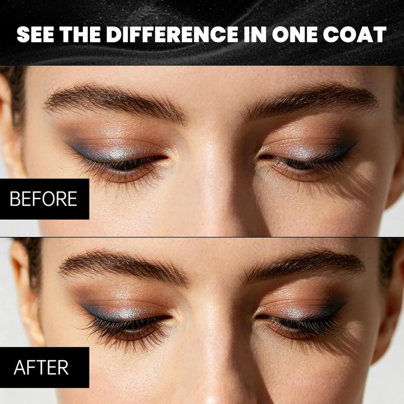 Skiennix Black Tubing Mascara - Volumizing & Lengthening Formula for Sensitive Eyes | 0.28 Fl Oz