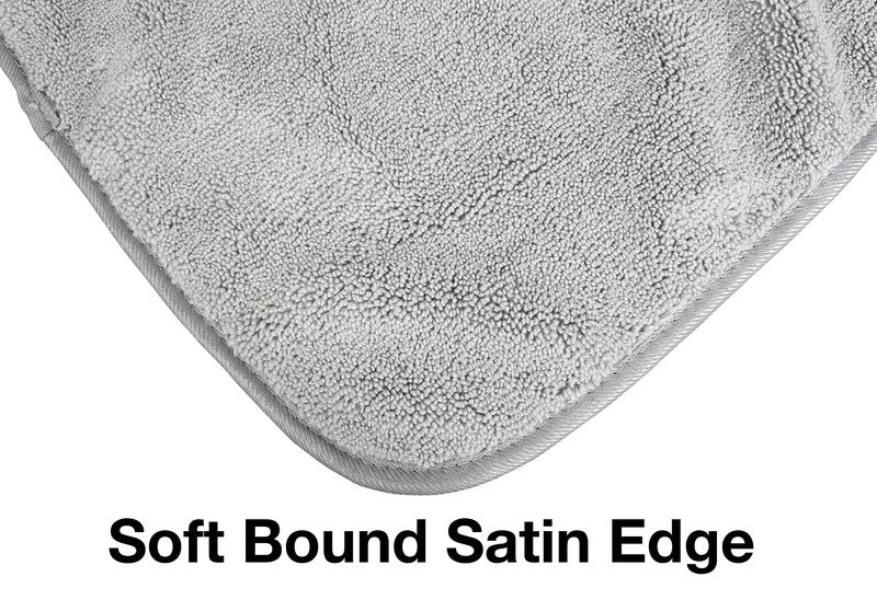 Eurow Microfiber Hand Towels, Ultra Soft, Fast Drying, Super Absorbent, Hypoallergenic, Machine Washable, Gentle on Skin for Bathroom or Kitchen Use, Gray, 16 x 28 in, 2-Pack