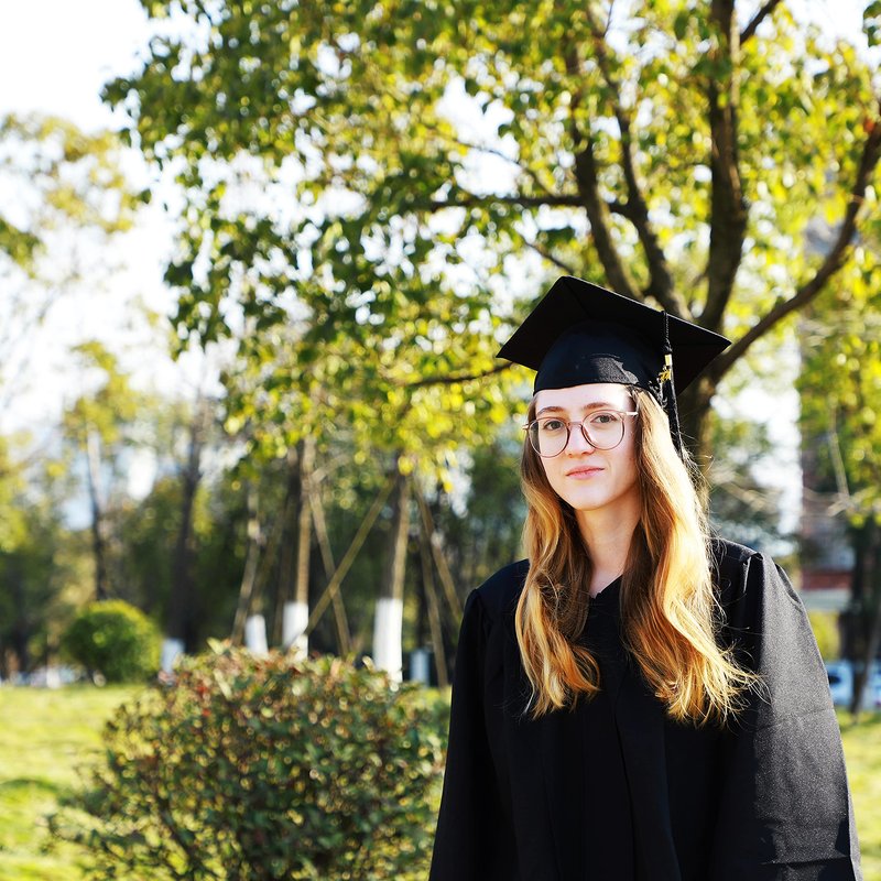 Newrara Graduation Unisex Matte Adult Graduation Cap with Tassel (Black)
