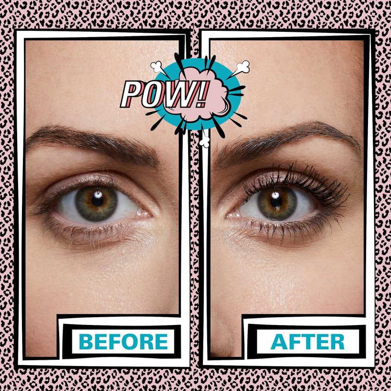 Revolution, 5D Lash Pow Mascara, Lengthening & Volumizing Effect, Thickening Black Formula, Vegan & Cruelty-Free, 0.41 fl oz
