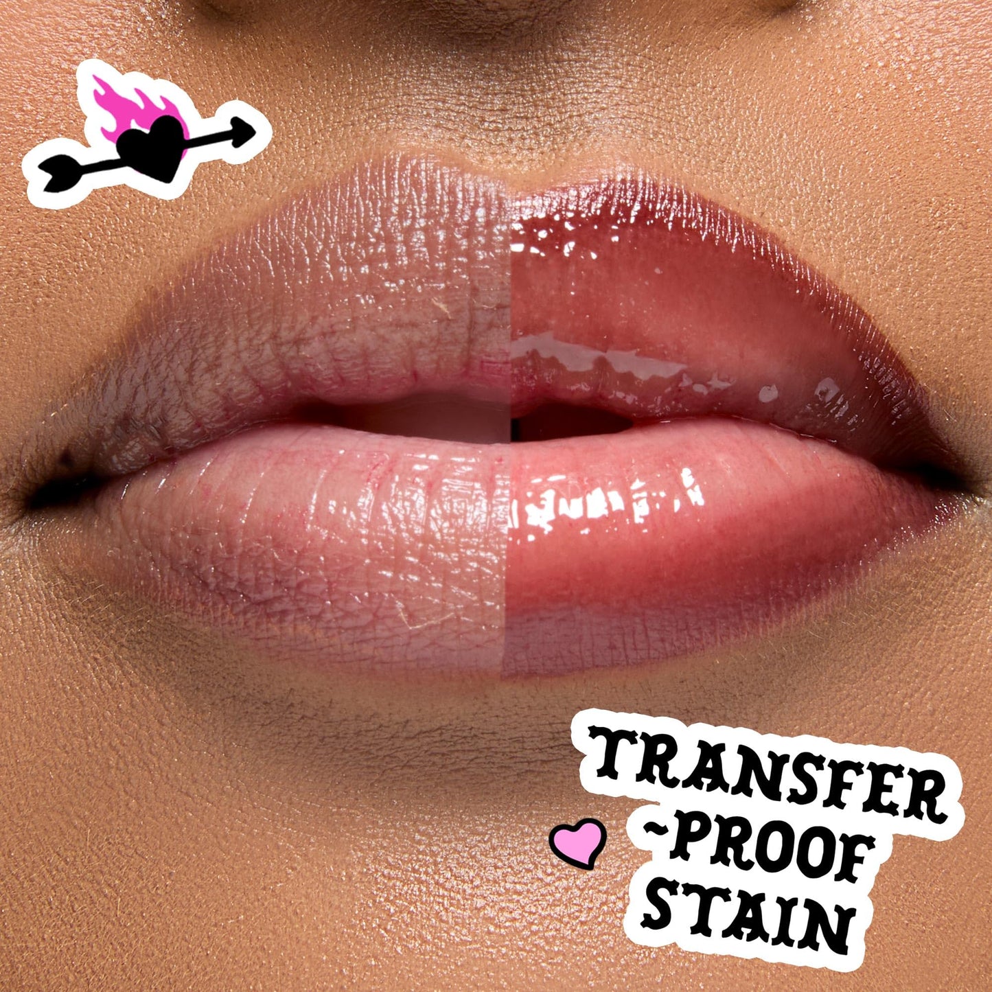tarte maracuja juicy lip tattoo –Transfer Proof Lip Stain Tint & Nourishing Gloss Combo, 2 in 1 Lipgloss Makeup with Hyaluronic Acid and Vitamin E, Vegan & Cruelty-Free, full size, peachy beige