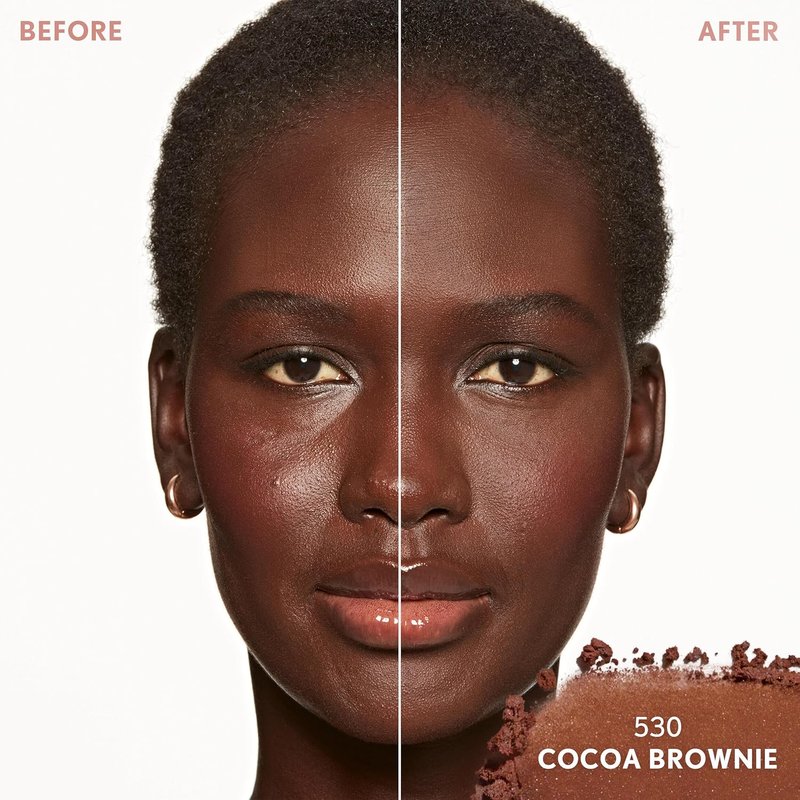 COVERGIRL TruBlend Skin Enhancer - Baked Luminous Face Powder with Hyaluronic Acid & White Rose Extract | 530 Cocoa Brownie
