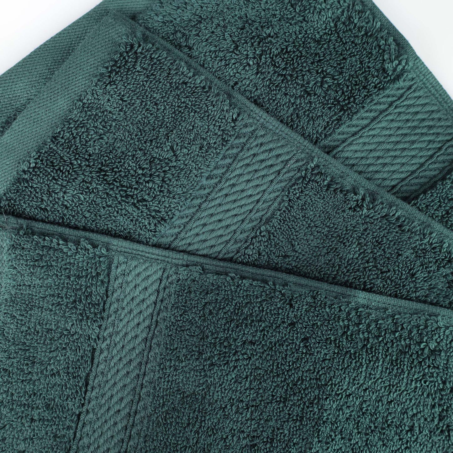 Superior Egyptian Cotton Pile 9 Piece Towel Set, Includes 3 Bath, 3 Hand, 3 Face Towels/Washcloths, Ultra Soft Luxury Towels, Thick Plush Essentials, Guest Bath, Spa, Hotel Bathroom, Teal