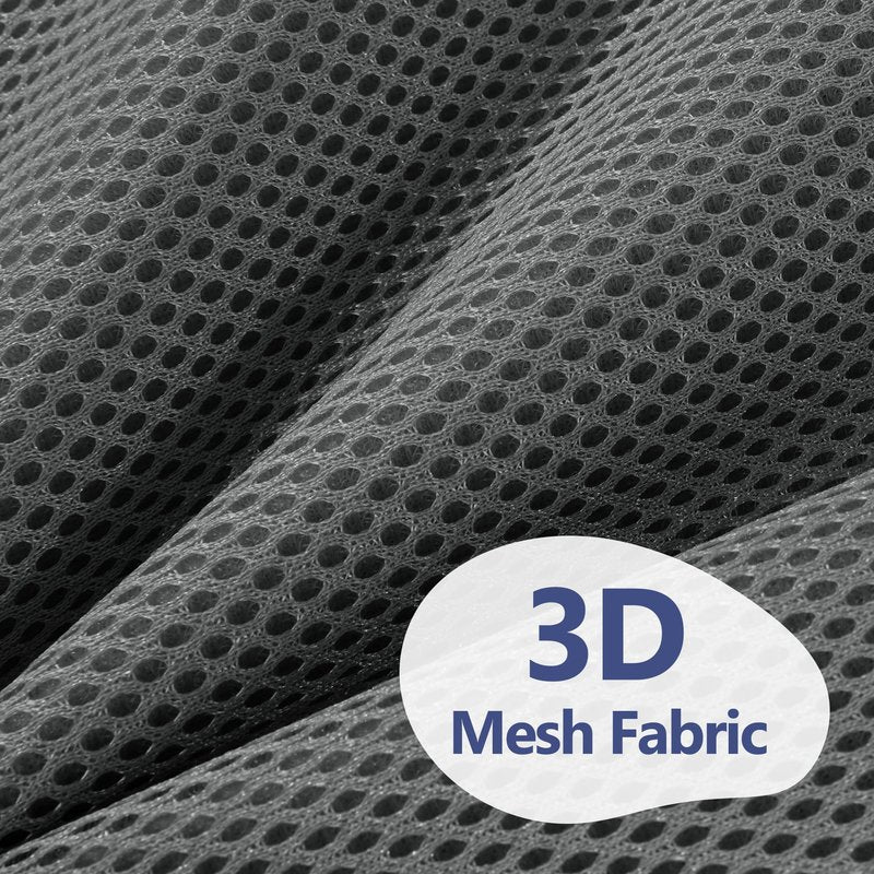 MABOZOO Bath Cushion for Tub with Powerful 4 Non-Slip Suction Cups,Quick Dry Mesh Bathtub Mat,Spa Pillow Bath Accessories for Adults Indoor Outdoor (Gray)