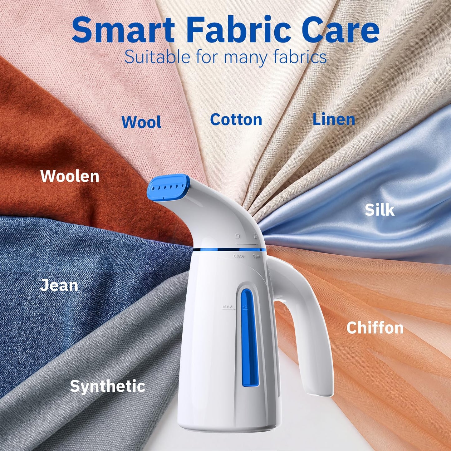 OGHom Steamer for Clothes, Handheld Clothing Steamer for Garment, 240ml Big Capacity 700W Portable Travel Steam Iron (Only for 120V)