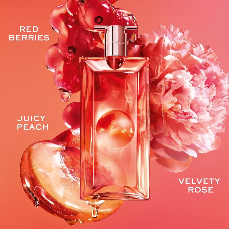 Lancôme Idôle Peach ‘N Roses Eau de Parfum - Fruity Floral Perfume with Juicy Peach & Velvety Rose | Everyday Scent