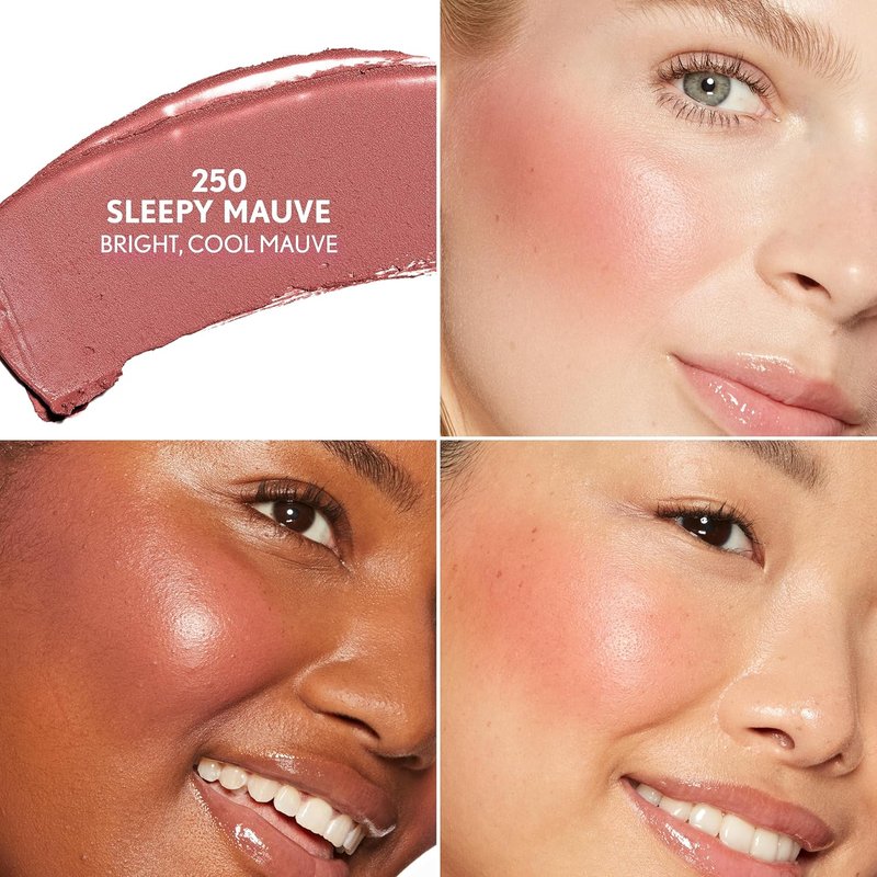 COVERGIRL Trublend Blush Balm Stick - Vegan, Non-Greasy Formula | 250 Sleepy Mauve (Bright Cool Mauve)