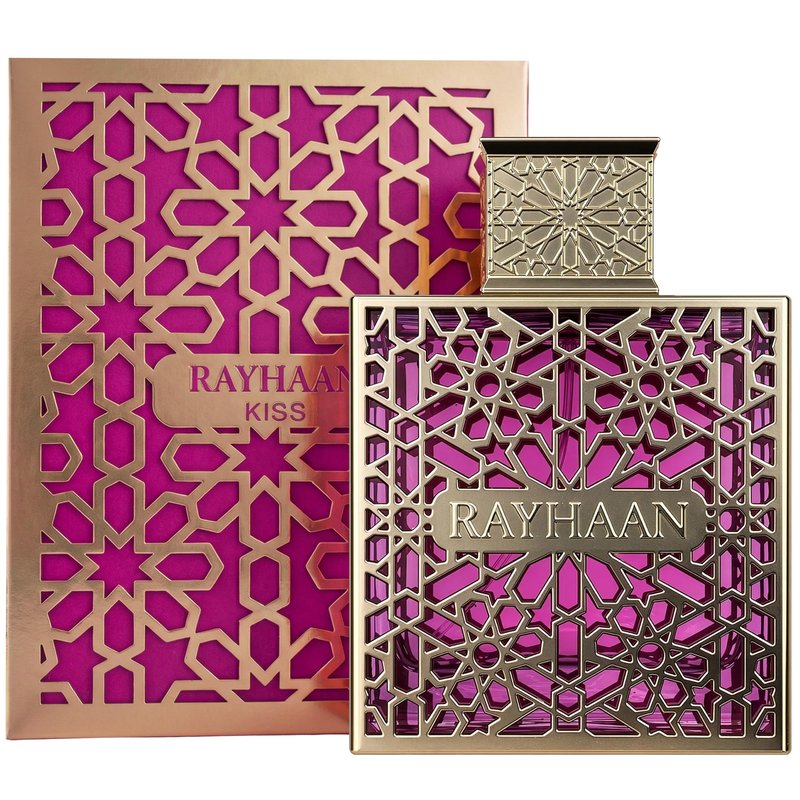 Rayhaan Kiss – Sweet, Fruity, Gourmand, Floral – Eau de Parfum Spray Long-Lasting Fragrance for Women, 3.4 Ounce / 100 ml
