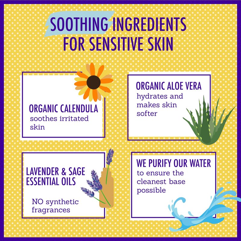 California Baby Calming Baby Shampoo + Baby Wash | 100% Plant-Based | Lavender Body Wash For Sensitive Skin | Hypoallergenic | 562 mL / 19 oz (2-Pack)