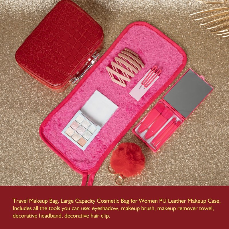 Mothers Day Gifts for Women Birthday Gifts for Women Teens Girls, Spa Gift Set Home Spa, 12 Pcs Rose Vanilla Bath Set, Self Care gifts Bag Makeup Cosmetic Bag, Spa Kit for Teenage Gift, Daughter Gift