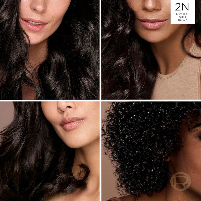 L’Oreal Paris Excellence Universal Nudes Hair Color - Ammonia-Free Gray Coverage, 2N Natural Soft Black, 1 Kit