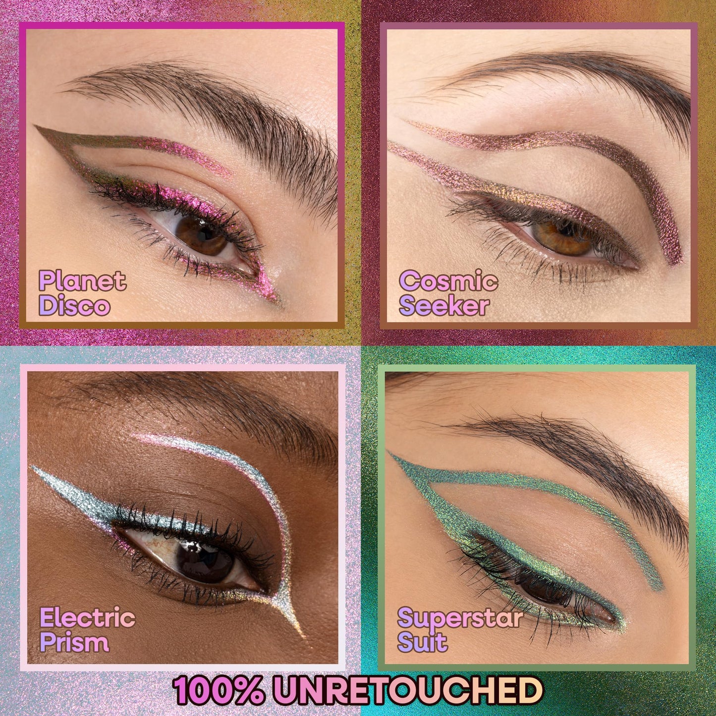 wet n wild Chameleon Chrome Eyeliner, Waterproof and Smudge-Proof, Multichrome Color Shift, Long-Lasting 18-Hour Wear, Cruelty-Free & Vegan - Electric Prism