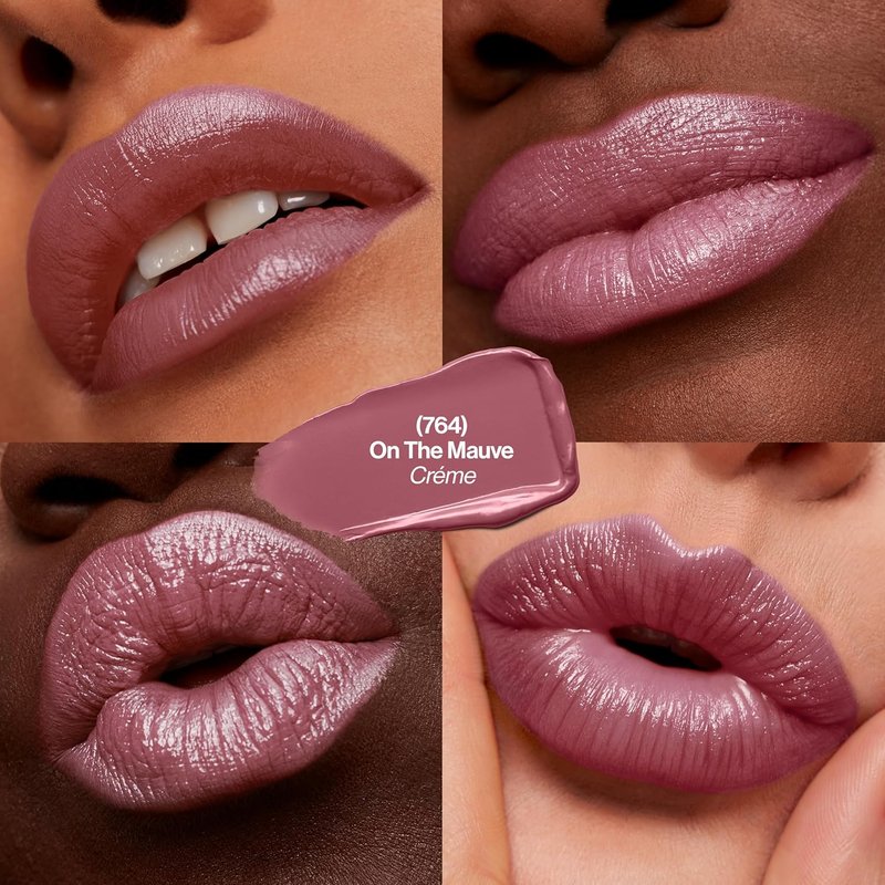 Revlon Super Lustrous Lipstick - Creamy Formula for Soft, Fuller Lips | 764 On the Mauve, 0.15 oz