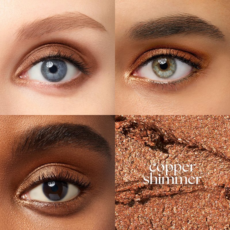 Julep Eyeshadow 101 Cream-to-Powder Waterproof Eyeshadow Stick – Copper Shimmer – Long-Lasting, Buildable, Crease-Proof, Cruelty Free, Shimmer Finish with Built-In Smudger