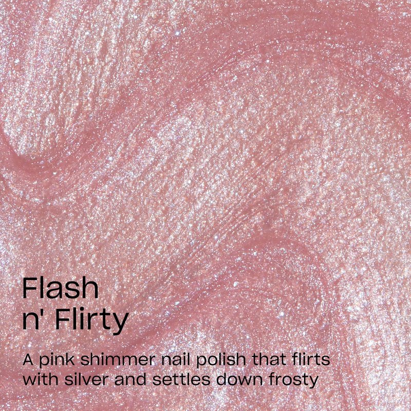 OPI RapiDry Flash n' Flirty | Opaque Soft Pink Pearl Quick Dry Nail Polish | Vegan, Smudge Proof, Fast Drying