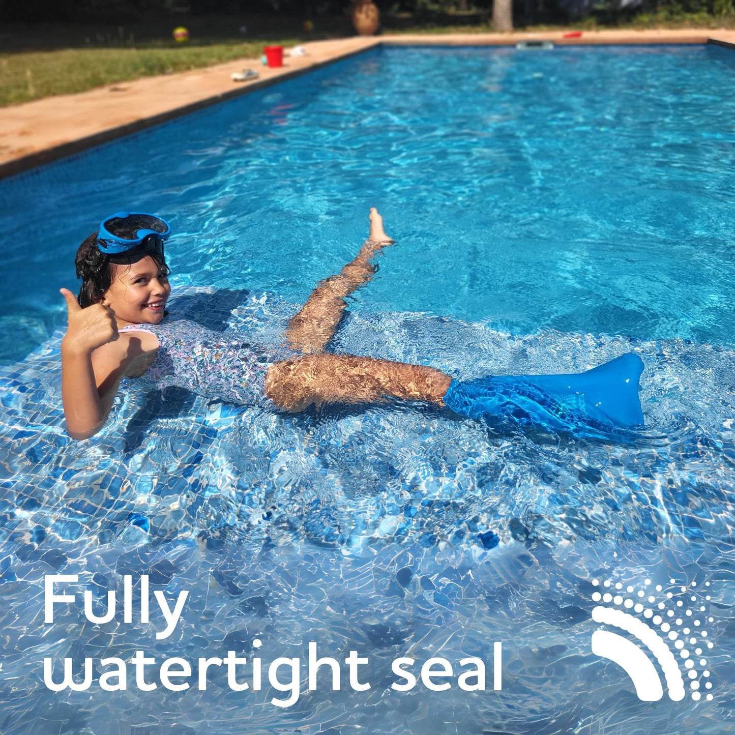BLOCCS 100% Waterproof Cast Covers for Shower Leg Kids- Swim Cover, Cast Bag for Bath. Durable Cast Sleeve for Swimming - #CL78-M - Child Leg - (Medium)