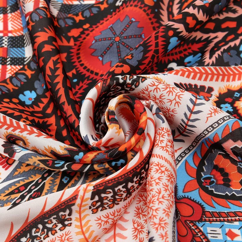 RIIQIICHY Satin Silk Hair Scarf - Luxurious Sleep Wrap for Women | 27.5" Size