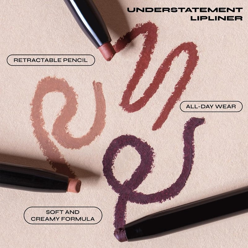 Milani Understatement Lipliner Pencil - Highly Pigmented Retractable Lip Liner | Easy Application in French Rose